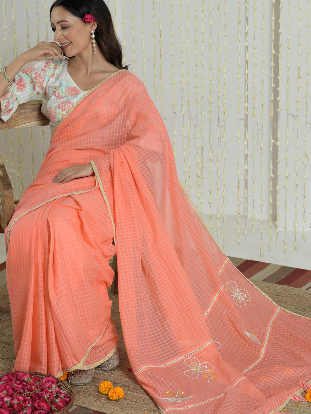 Godavri- Cotton saree with blouse