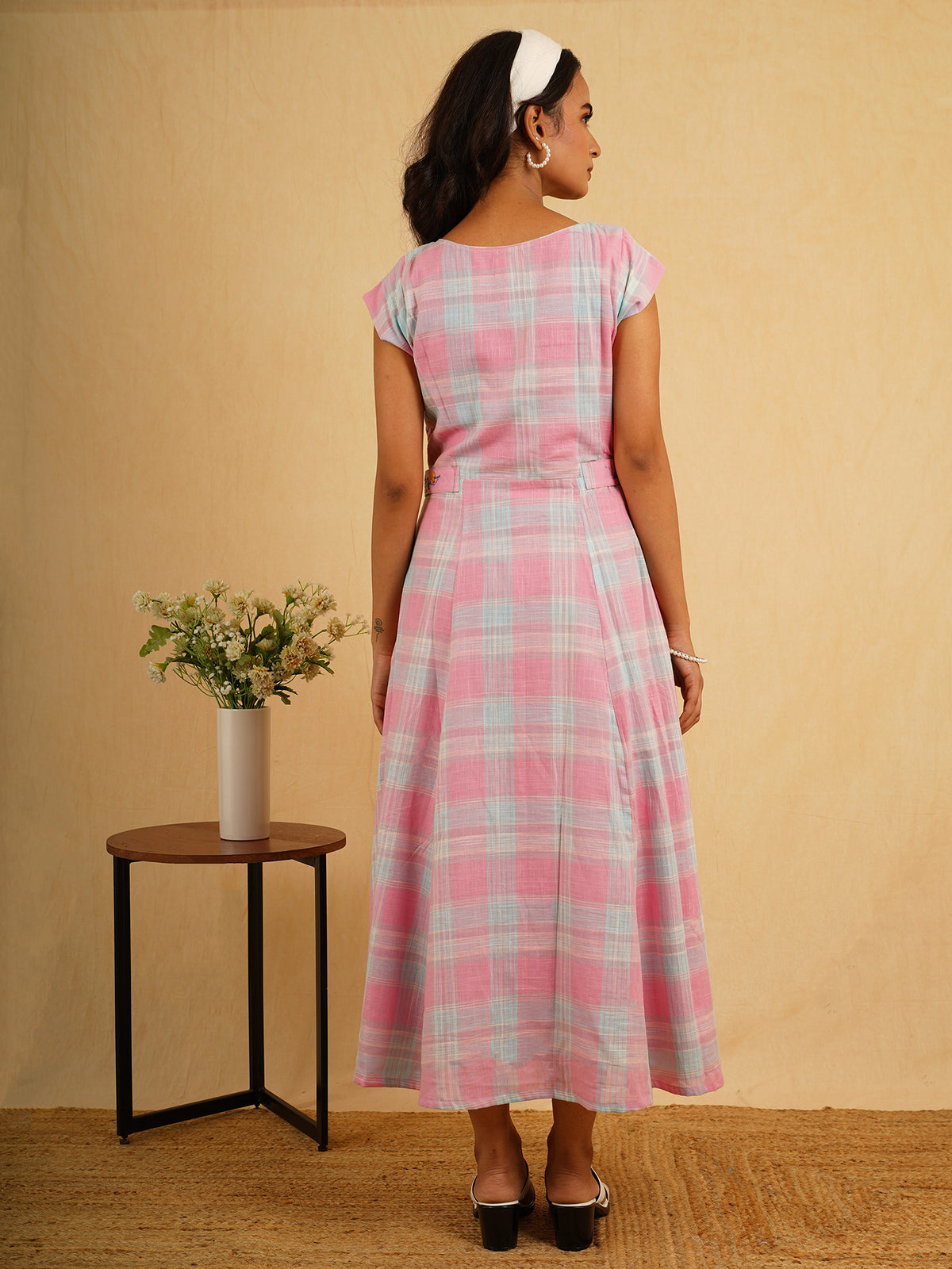 Barbie - Checks Cotton Dress