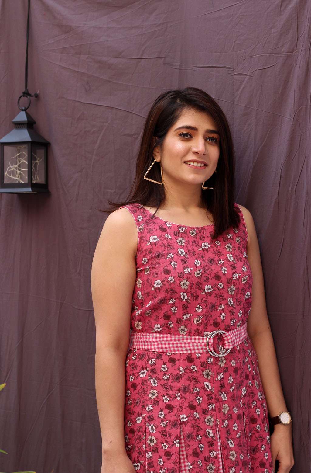 Rosaline Floral Printed Cotton Dress