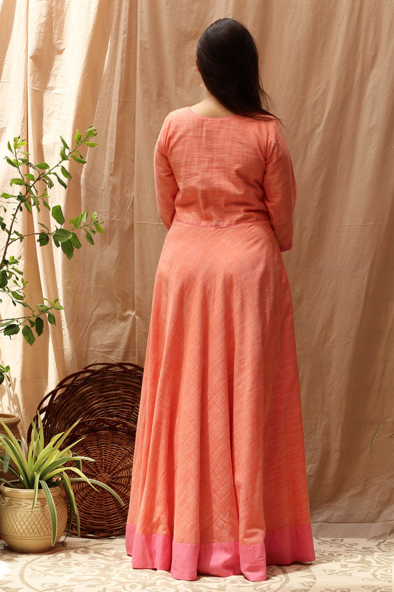 Paradise Hand Embroidered Long Dress