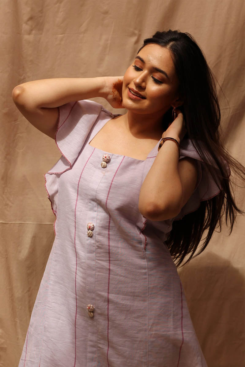 Twilight Lilac Short Dress