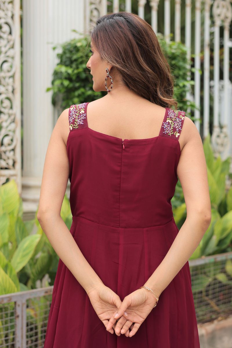 Enchanted Garden georgette dress