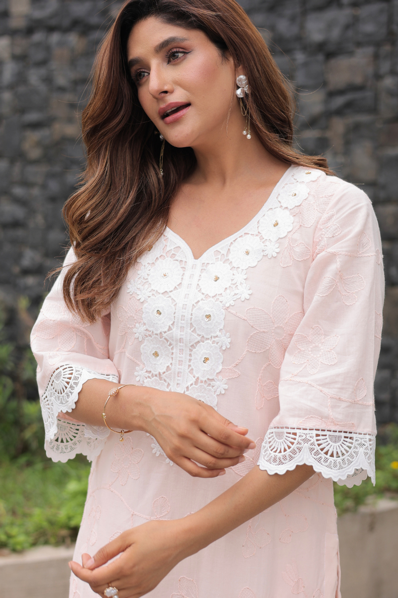 Rose blush pink co-ord set
