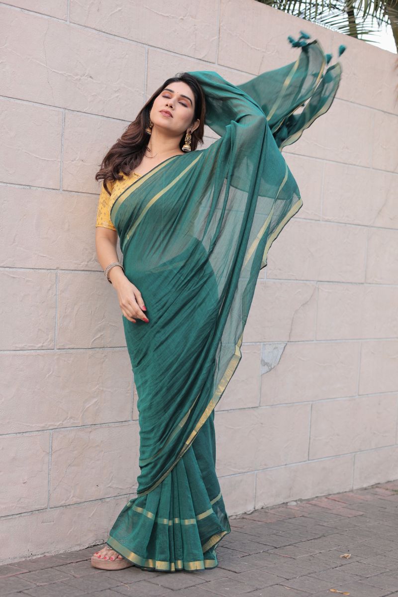 Sundari cotton saree with blouse
