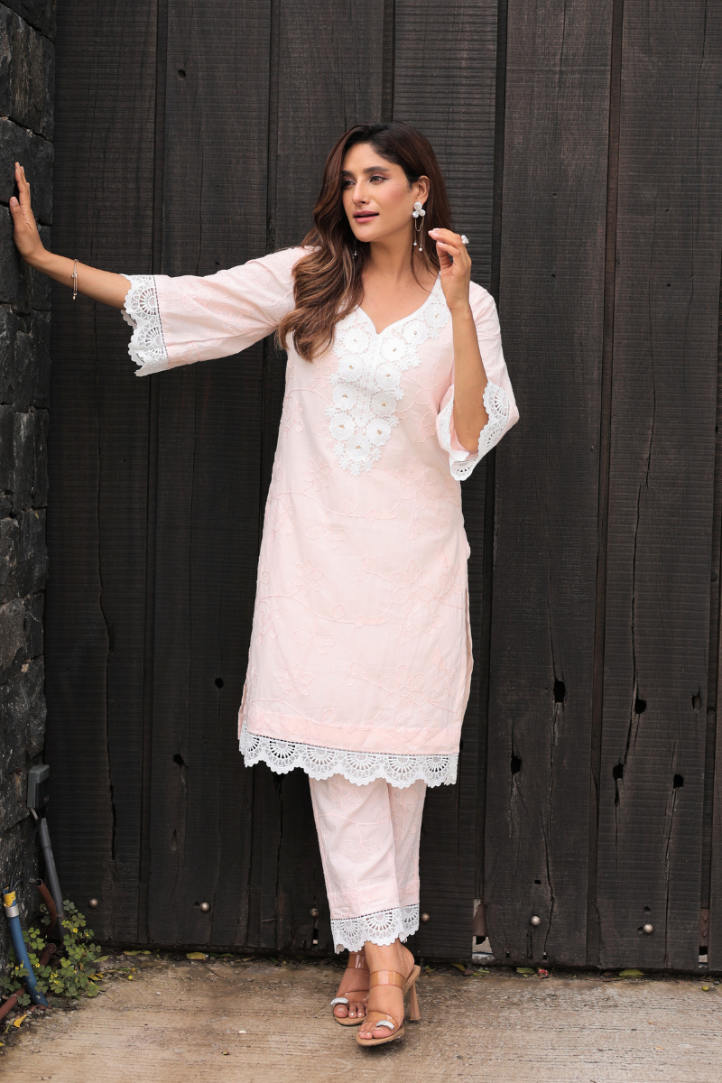 Rose blush pink co-ord set