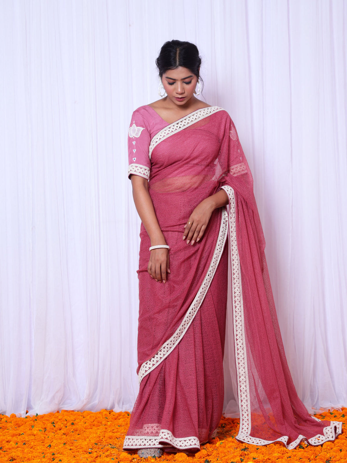 Alakananda -  designer saree with blouse