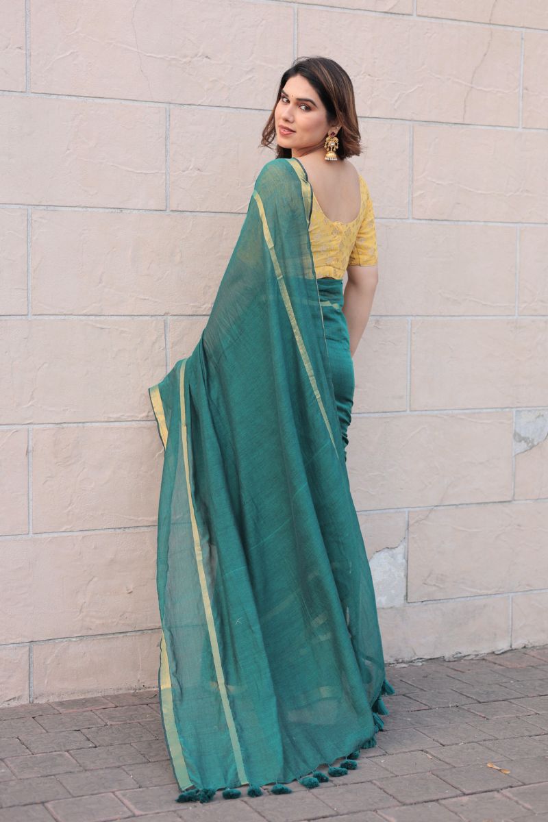 Sundari cotton saree with blouse