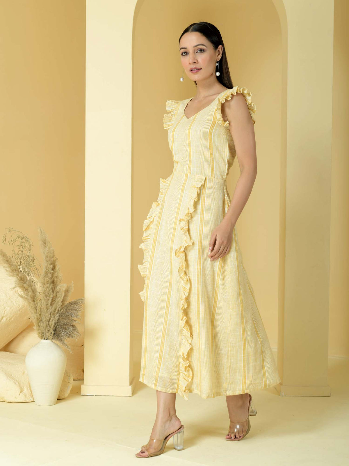 Marigold- cotton dress