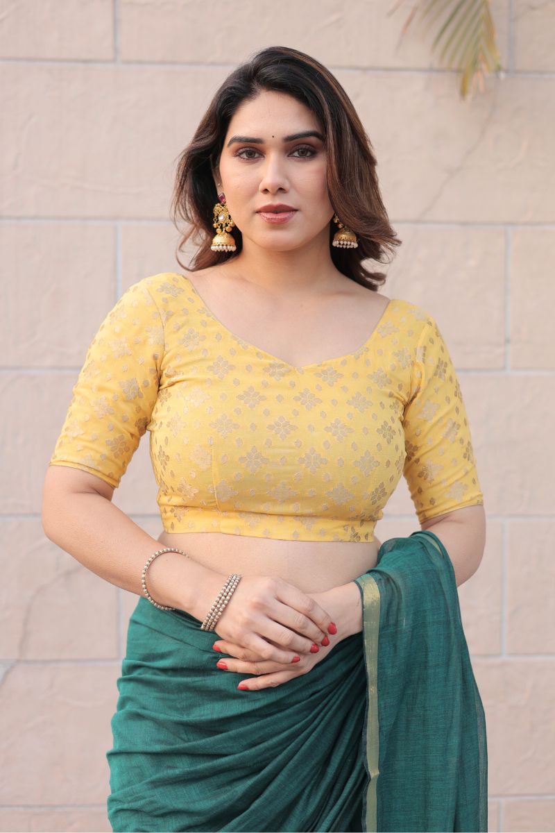 Sundari cotton saree with blouse