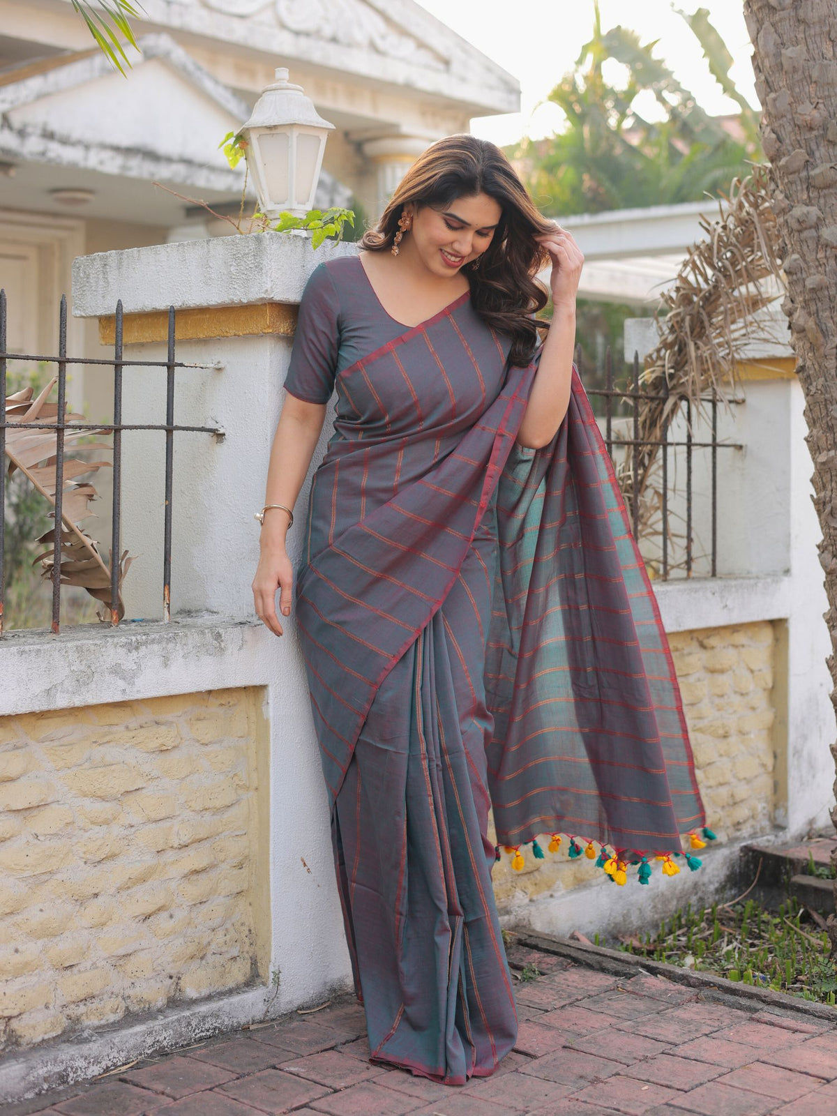 Dhoop Chaav Saree with blouse