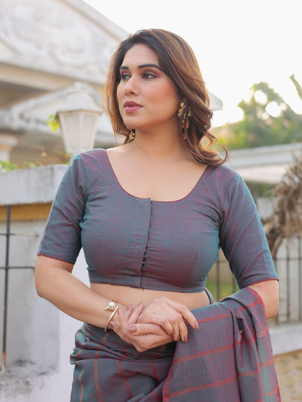 Dhoop Chaav Saree with blouse