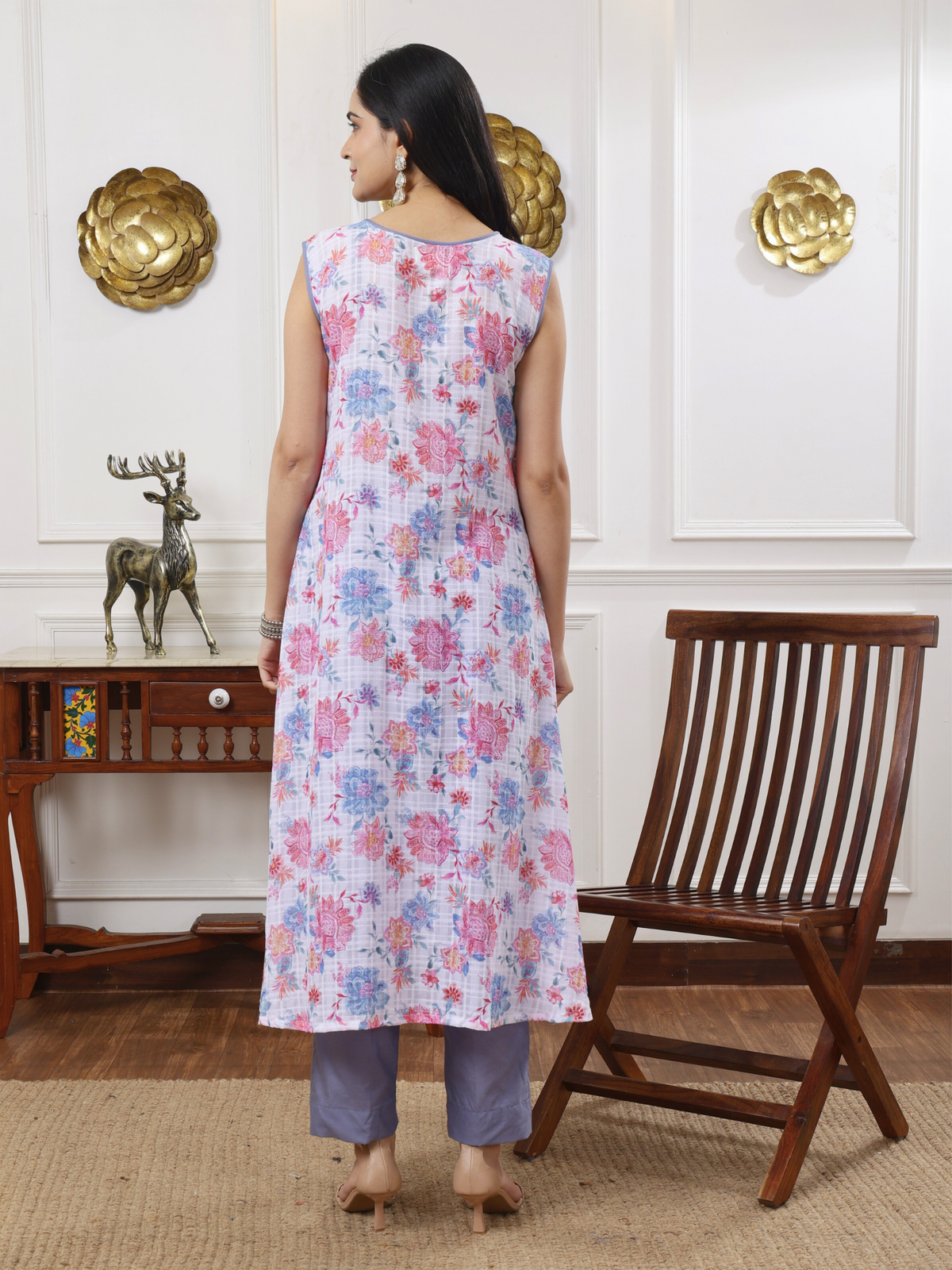 Vatsala- Printed Kurta Pant Set