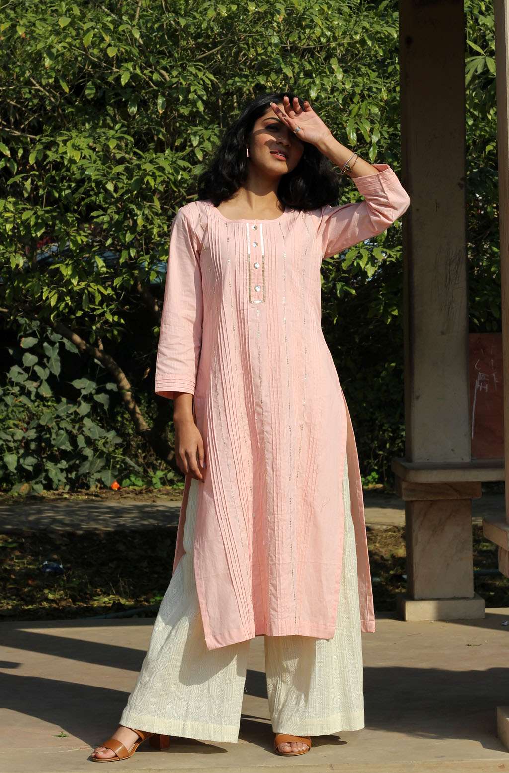 Peony Cotton Kurta