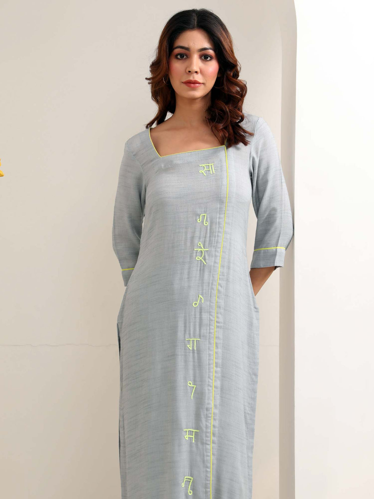 Sargam Grey kurta set