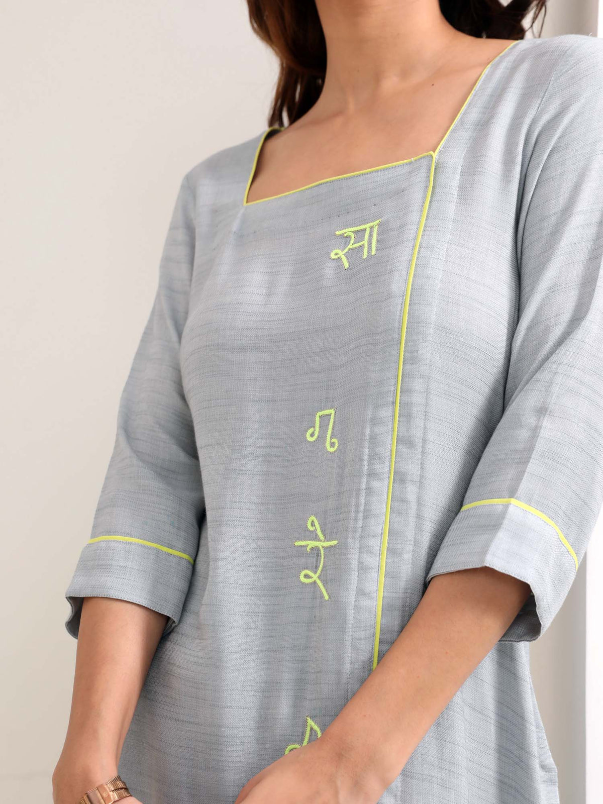 Sargam Grey kurta set