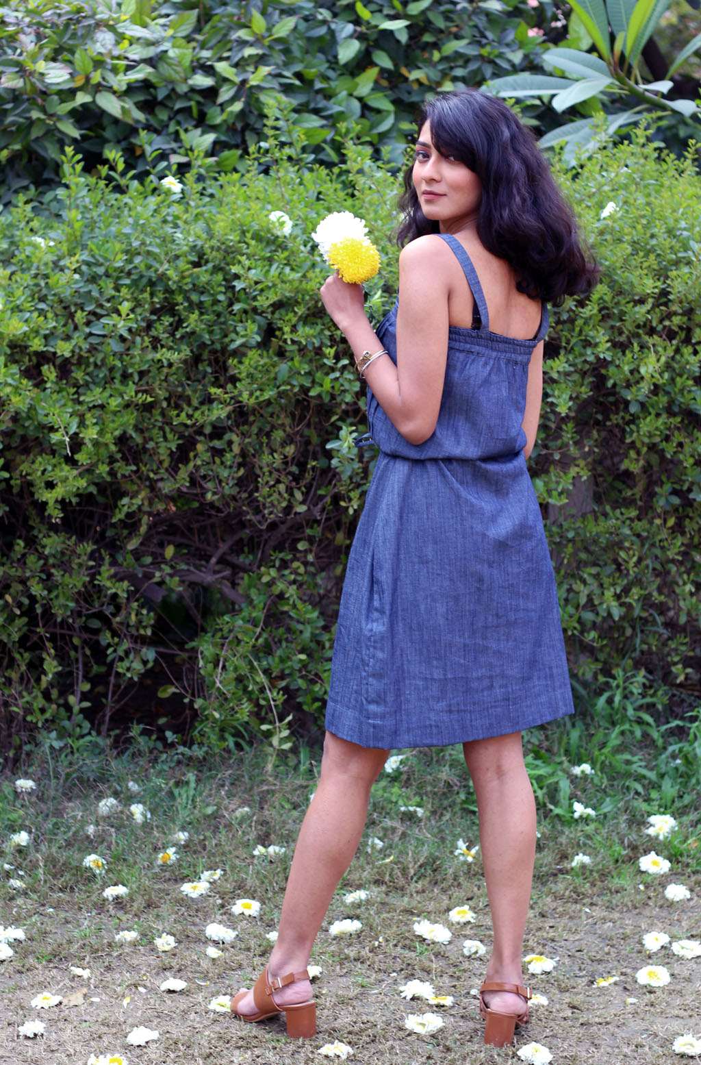 Soft denim dress hotsell