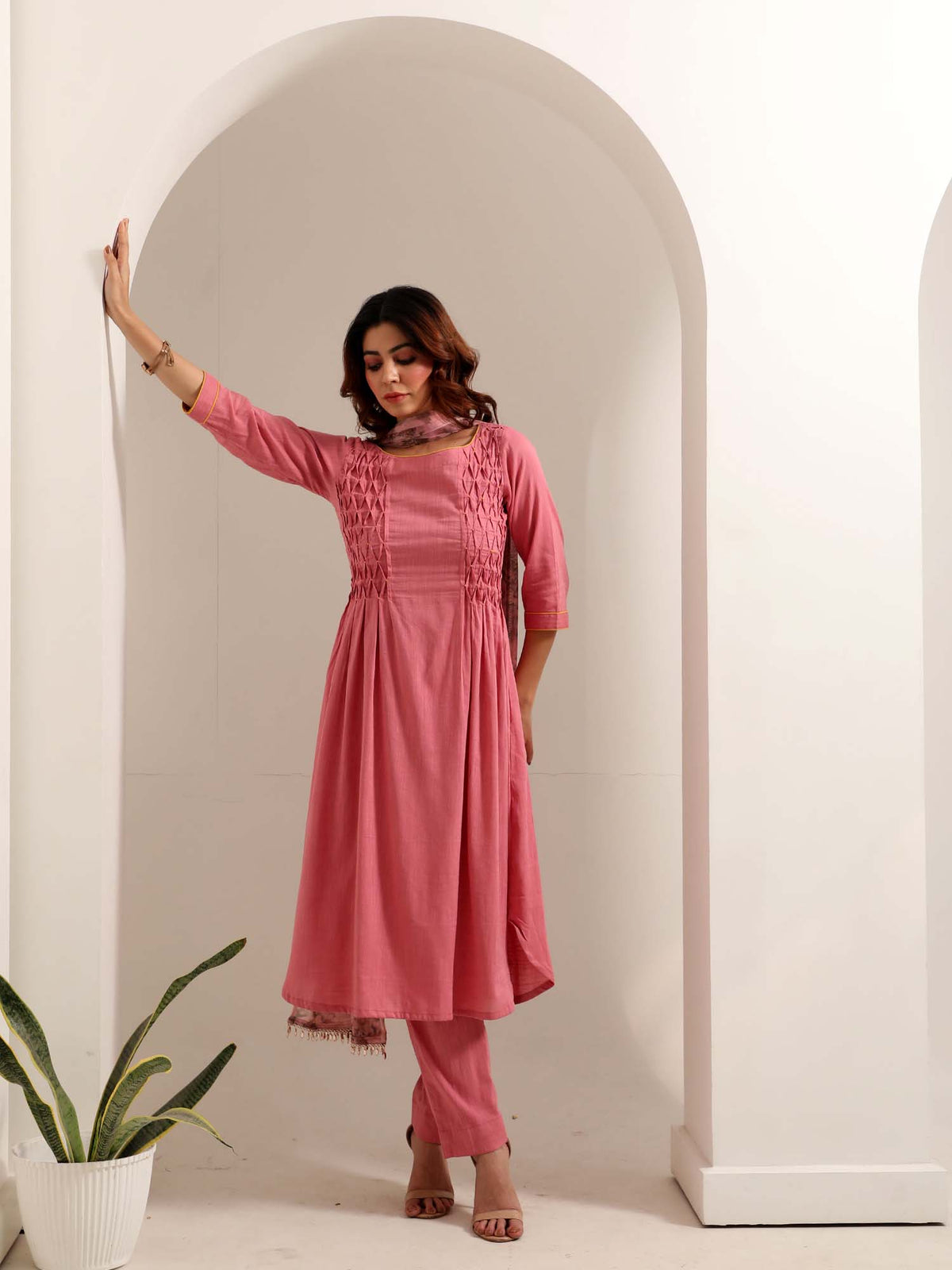 Pink Carnation suit set