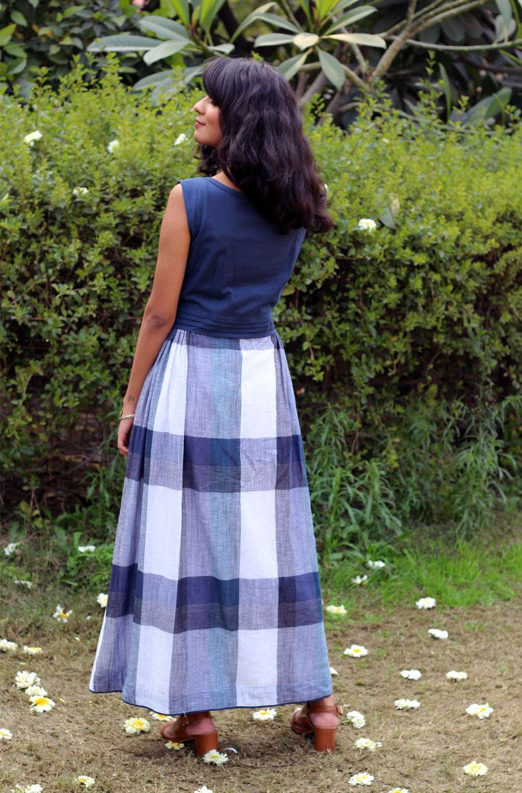 Aurora Cotton chambray Dress