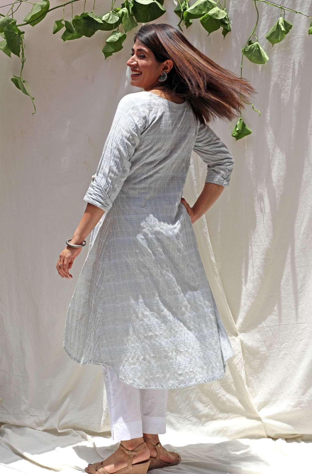 Heather A-Line Cotton Kurta