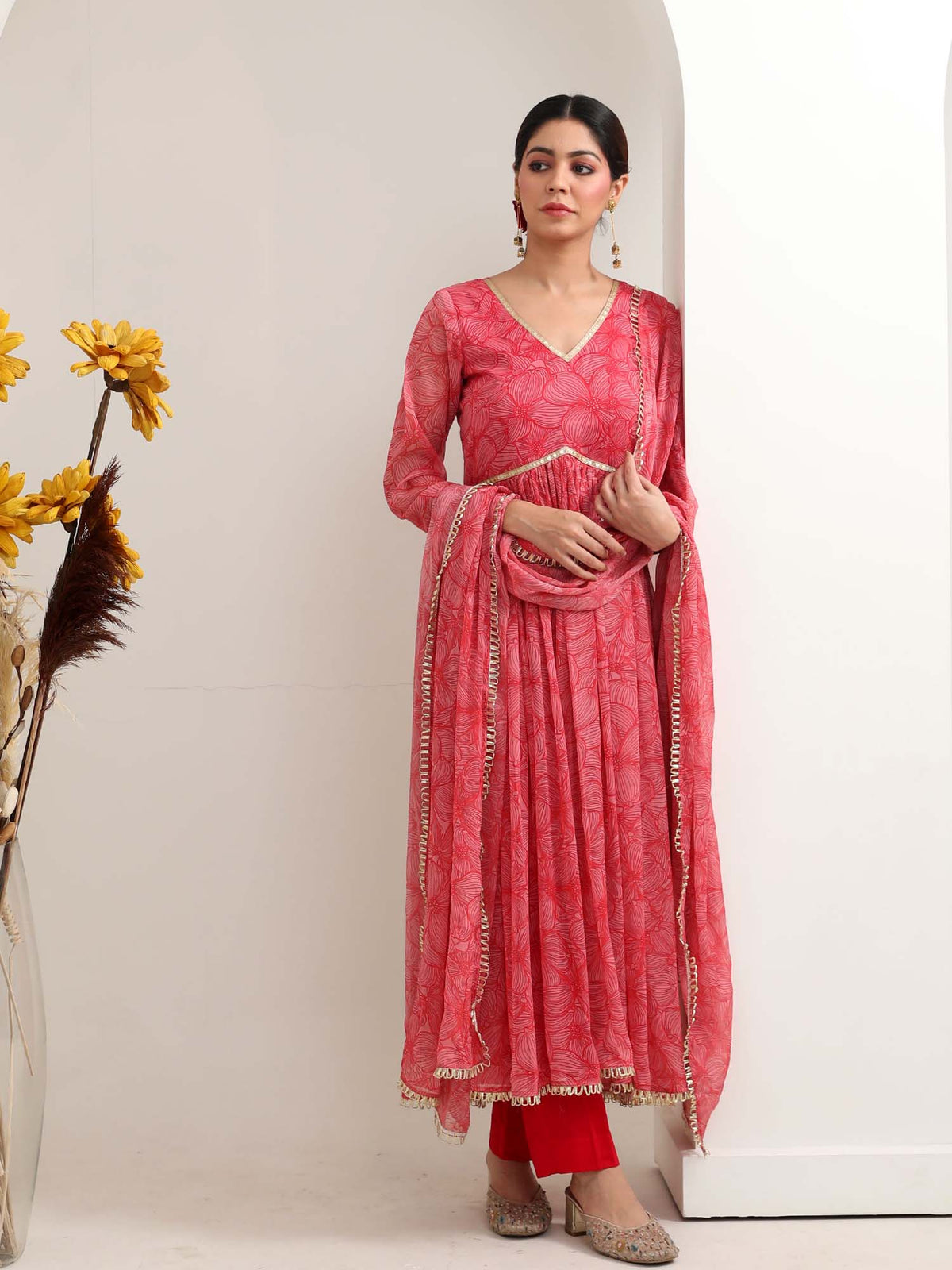 Gulab- Anarkali suit