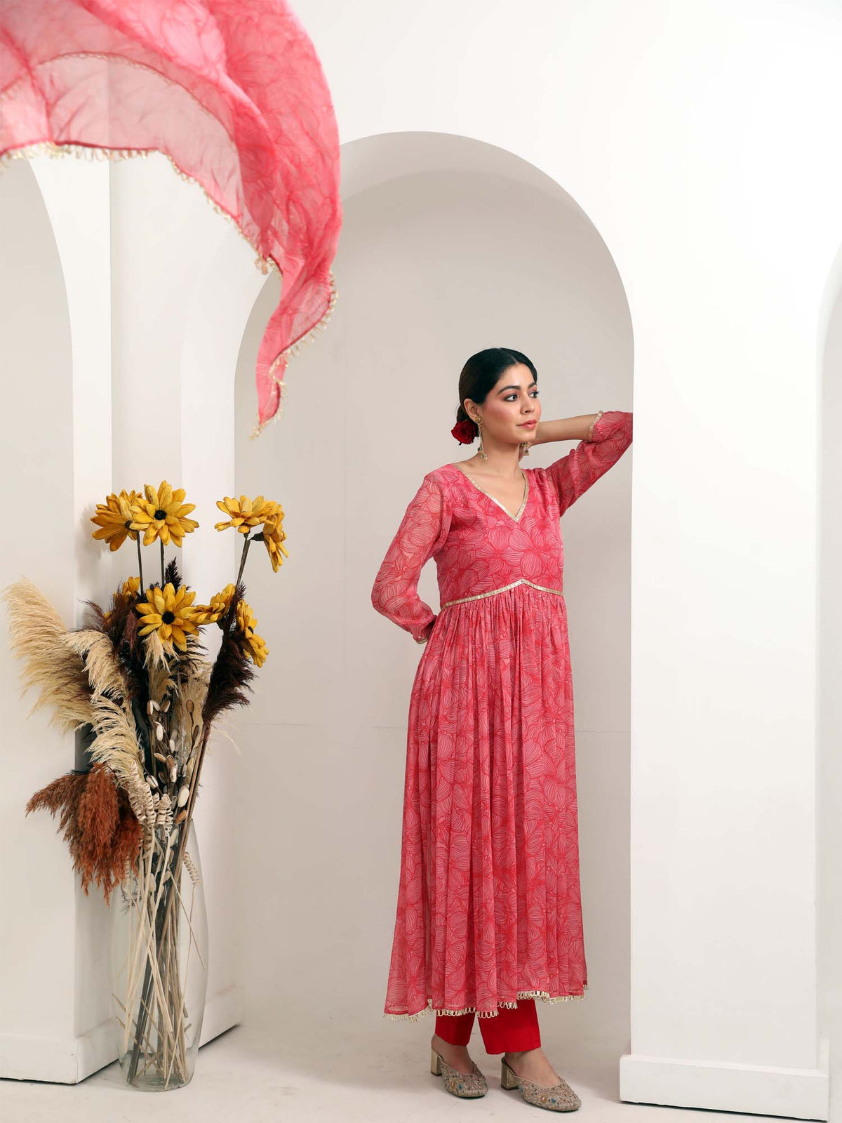 Gulab- Anarkali suit