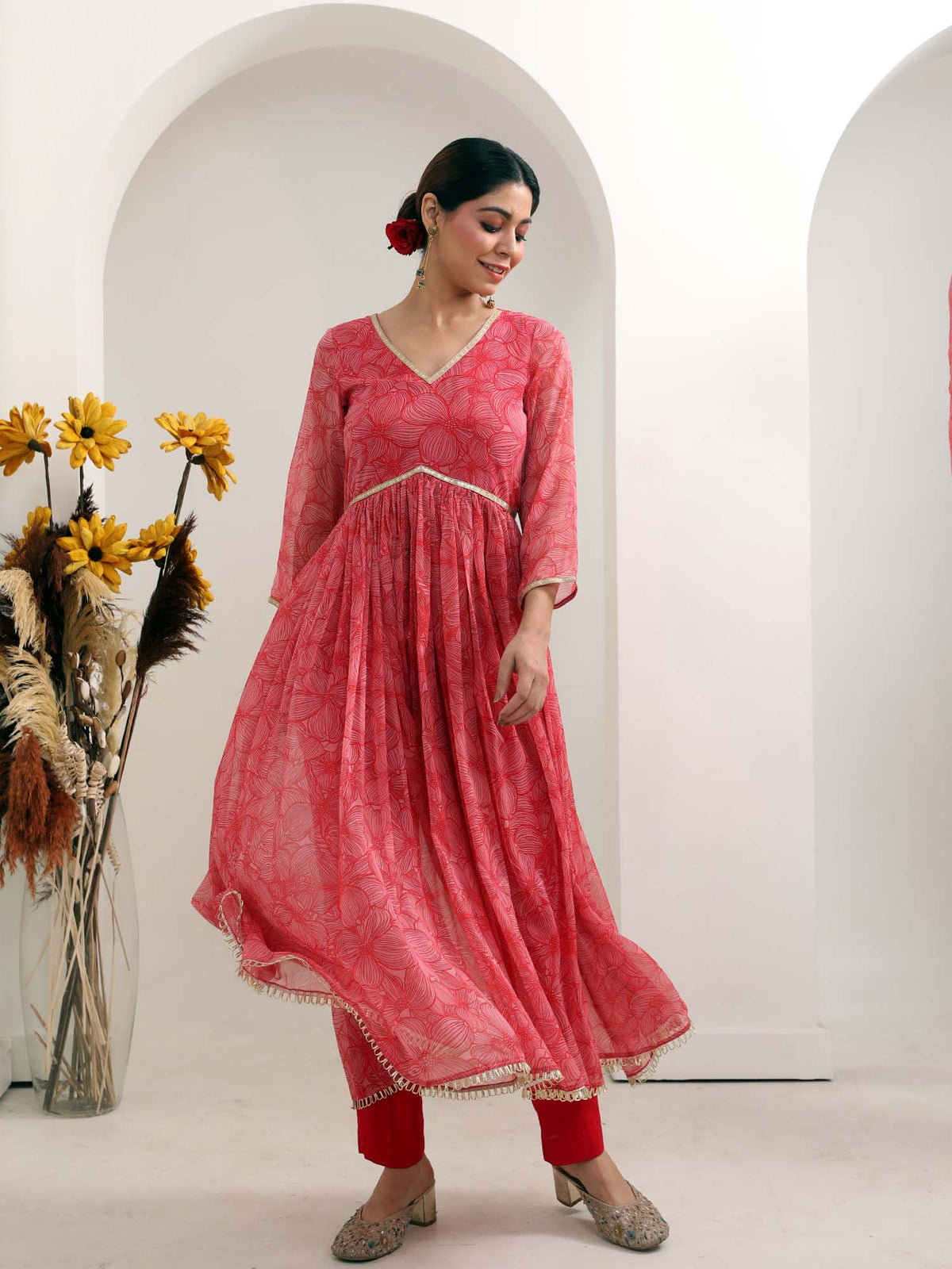 Gulab- Anarkali suit