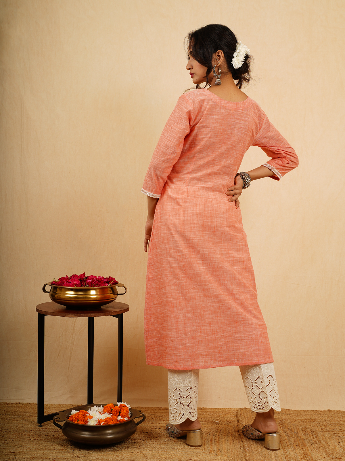 Gauri- Cotton Kurta Set