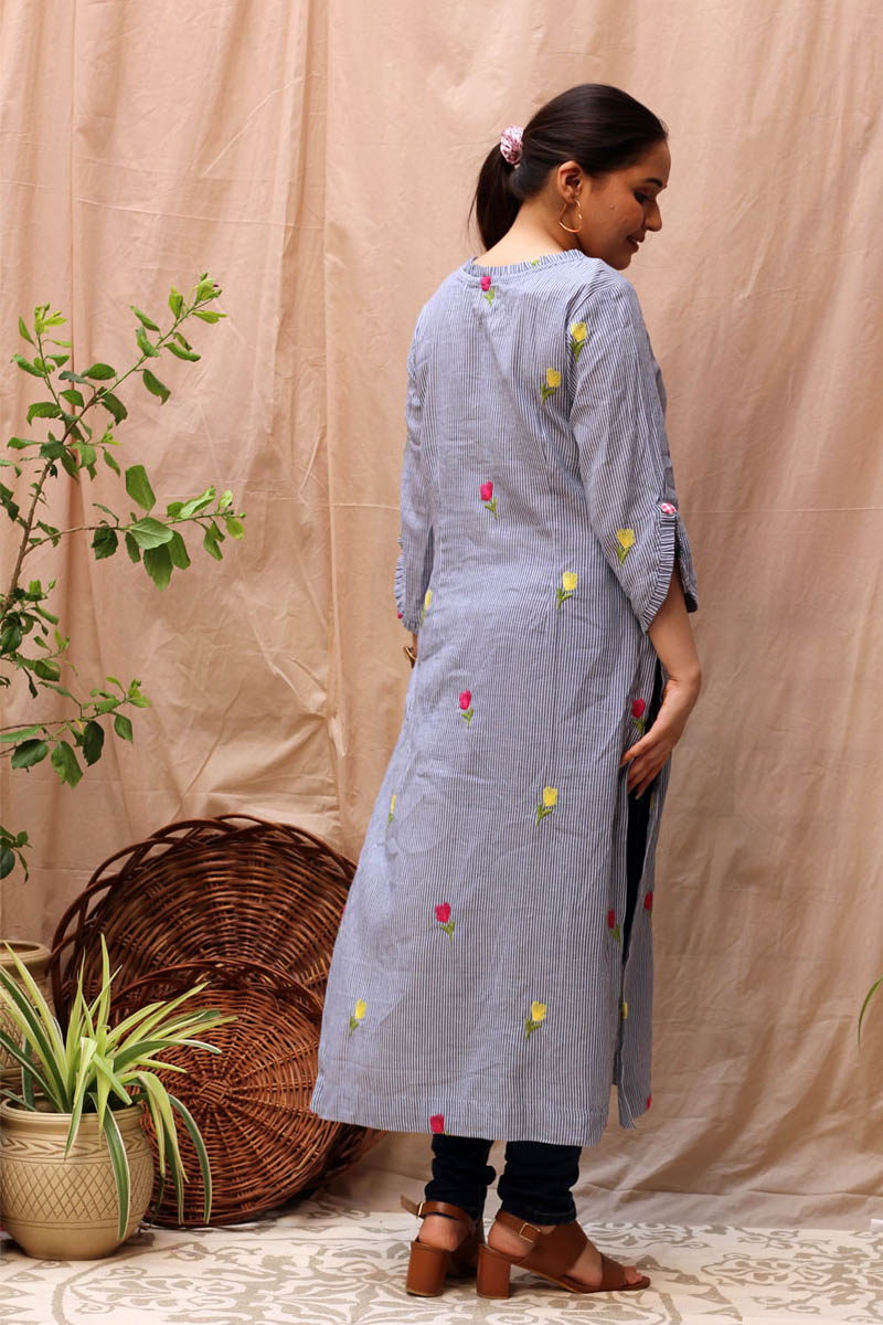 Serenity Straight Cotton Kurta