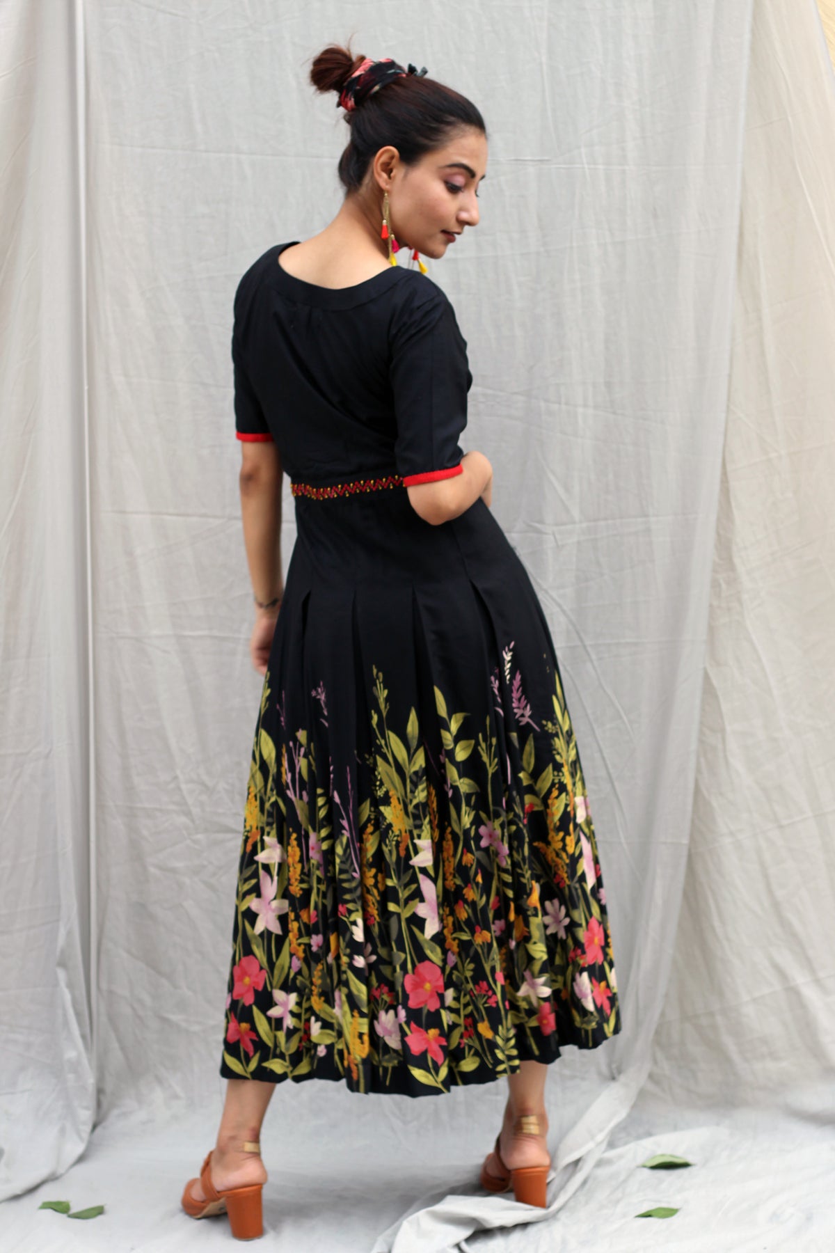 Poppy Fields Printed Dress 
